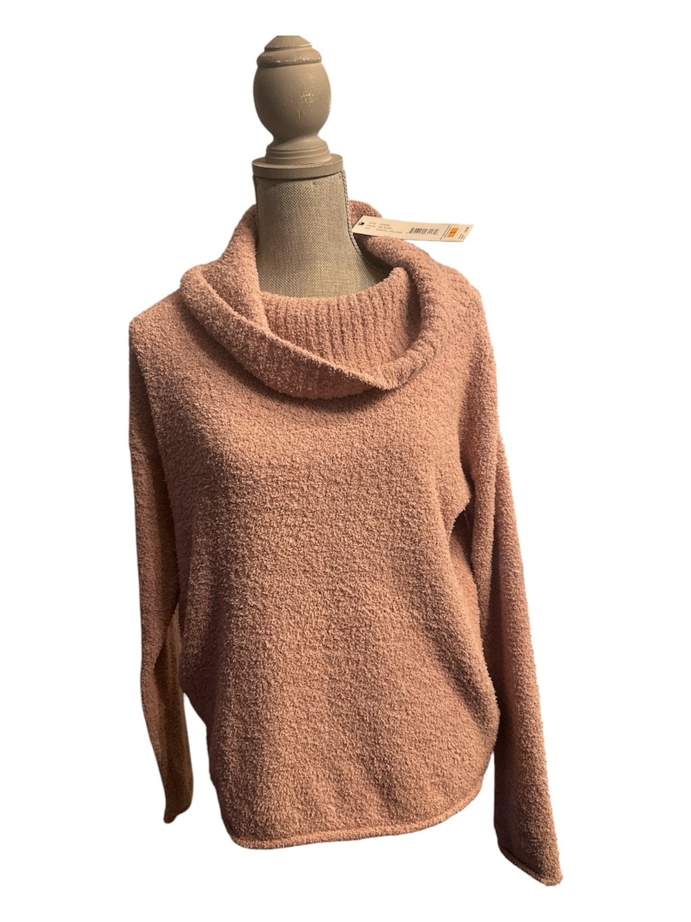 Love By Design Rose Cowl Neck Bouclé Sweater